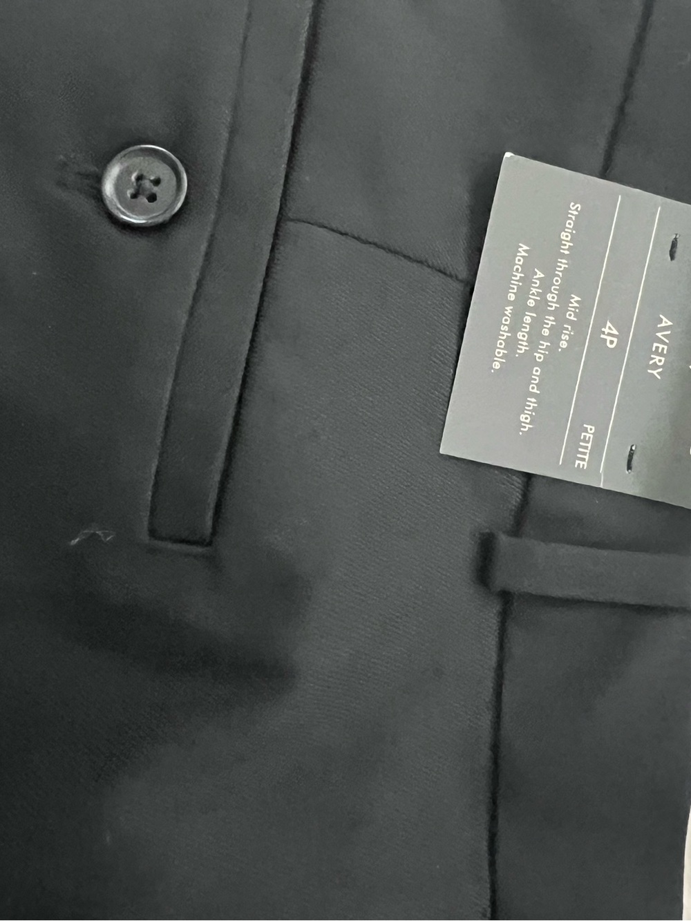 Banana Republic Avery Black Dress Pants